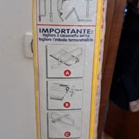 Zanzariera nuova, ancora imballata, in kit 