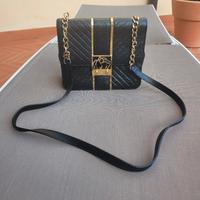 borsa in pelle nera