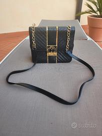 borsa in pelle nera