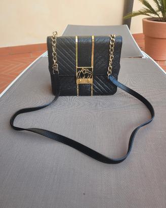 borsa in pelle nera