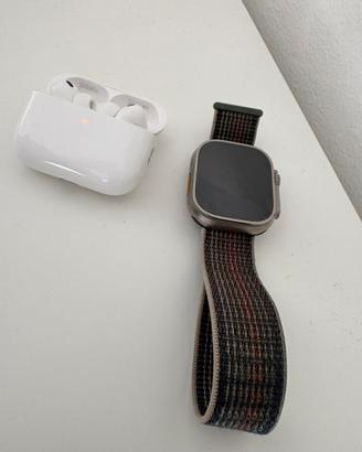 Apple watch ultra  + air pods