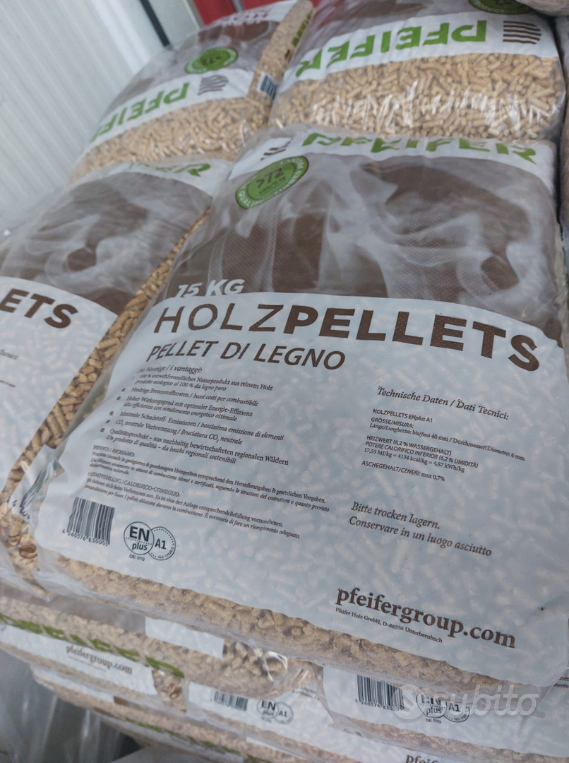 PELLET GRANULITA IN SACCHI DA 15 KG SOLO PER RITIRO IN NEGOZIO