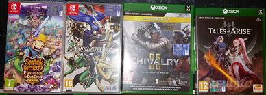 Giochi xbox e nintendo switch