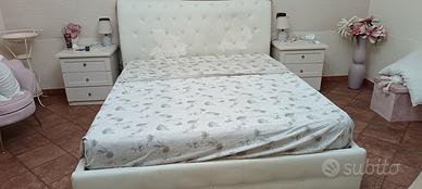 letto matrimoniale con contenitore 