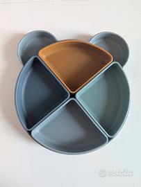 Liewood Arne piatto divisori Blu silicone bimbo