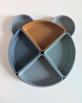 Liewood Arne piatto divisori Blu silicone bimbo