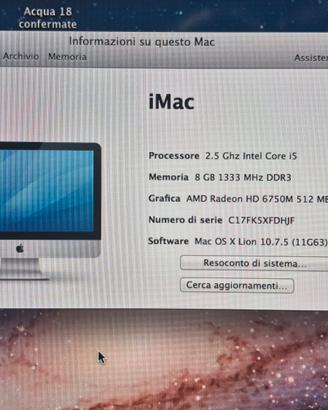 imac 21 pollici 