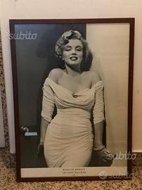 Quadro vintage anni 80 Marilyn Monroe