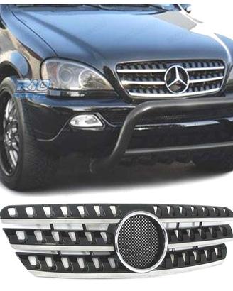 GRIGLIA MERCEDES CLASSE ML W163 98-05 NERO-CROMATO