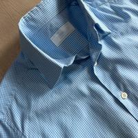 Prada Milano Clean Elegante camicia azzurra Design