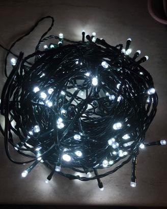 Catena Luminosa LED Bianca 160 Luci |8 Giochi Luci