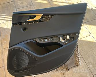 Pannello porta Audi A4 B9 inserto in pelle