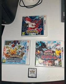 Lotto 4 giochi Pokémon DS/3DS