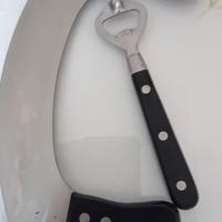 Set semiluna e apribottiglie acciaio 