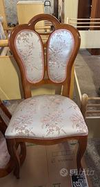 6 Sedie Salone Imbottite-condizioni ottimali