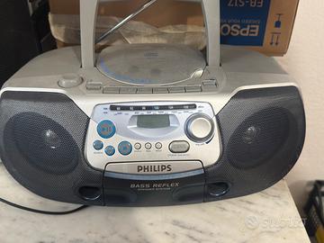 Stereo Philips con Lettore CD, Cassette e Radio FM