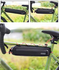 Borsa telaio bici gravel / corsa (lunga 45 cm)