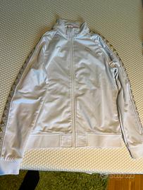 Tuta kappa bianca oro