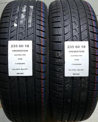 2 GOMME 235 60 18 VREDESTEIN BR1847