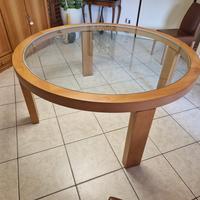 Tavolo rotondo legno massello “Molteni