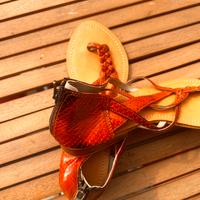 Coppia di sandali alla caviglia nr 38 chic/wilde