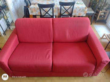 Divano letto 1 piazza e mezzo in tessuto