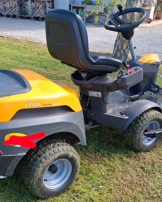 trattorino tagliaerba snodato stiga