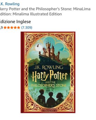 Harry Potter edizione Minalima in inglese