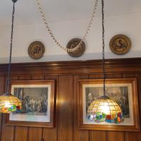 lampadari coppia antichi vetro