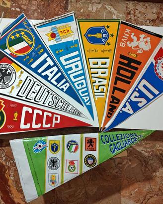 7 rari GAGLIARDETTI Nazionali di Calcio, anni ‘90