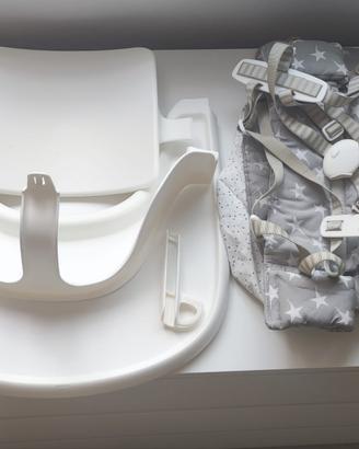 Tripp trapp baby set+vassoio+cinture+2 cuscini