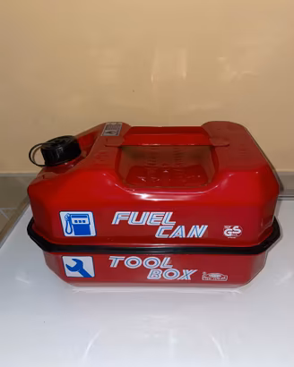 TANICA PER CARBURANTE CON CASSETTA DEGLI ATTREZZI