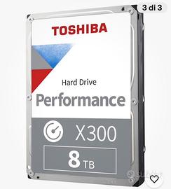 Toshiba HDD Gaming 3,5 X300 8Tb