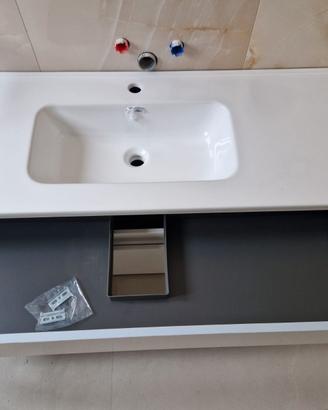 🛁 MOBILE BAGNO BIANCO CON LAVABO – NU