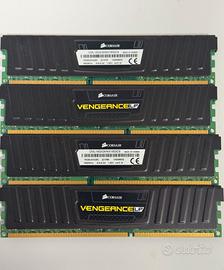 RAM CORSAIR VENGENANCE CML16GX3M4X1600C8 DD3 16GB