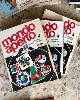 Libri vintage scuola elementare primi anni 70