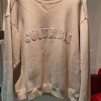 Felpa girocollo columbia beige