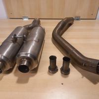 Scarico inox artigianale honda cbr 600 rr 2003 04