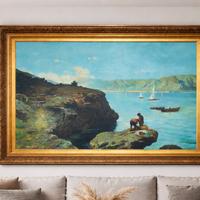 Dipinto ad olio su tela G.Francese