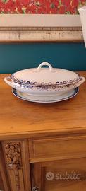Zuppiera in porcellana inglese d'epoca 