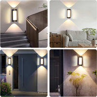 Lampada da Parete Esterno, 1800lm IP65 6W
