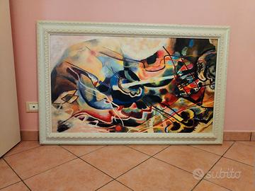 Quadro riproduzione Kandinsky completo di cornice 