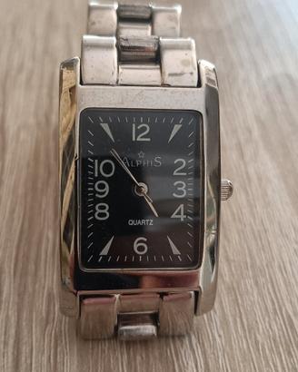 orologio analogico acciaio marca Alphis