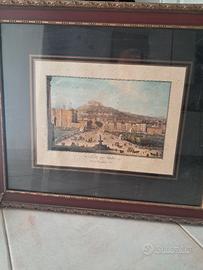 quadro  paesaggio napoli