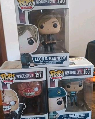 Funko Pop Resident Evil, Leon, Jill, Nemesis