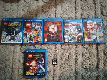 Lotto 6 Giochi PS Vita FISICI + Custodie Vuote