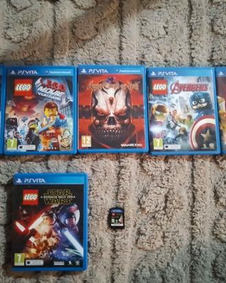 Lotto 6 Giochi PS Vita FISICI + Custodie Vuote