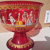 coppa murano finemente decorata