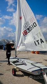 barca a vela deriva laser