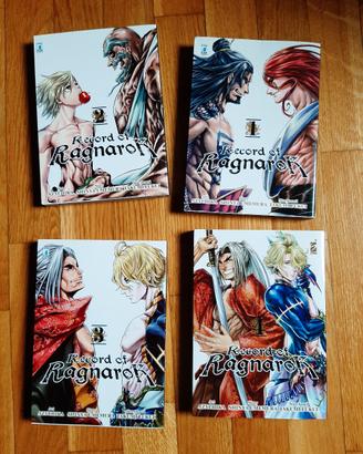 Manga Record of Ragnarok (vol. 1-2-3-4)